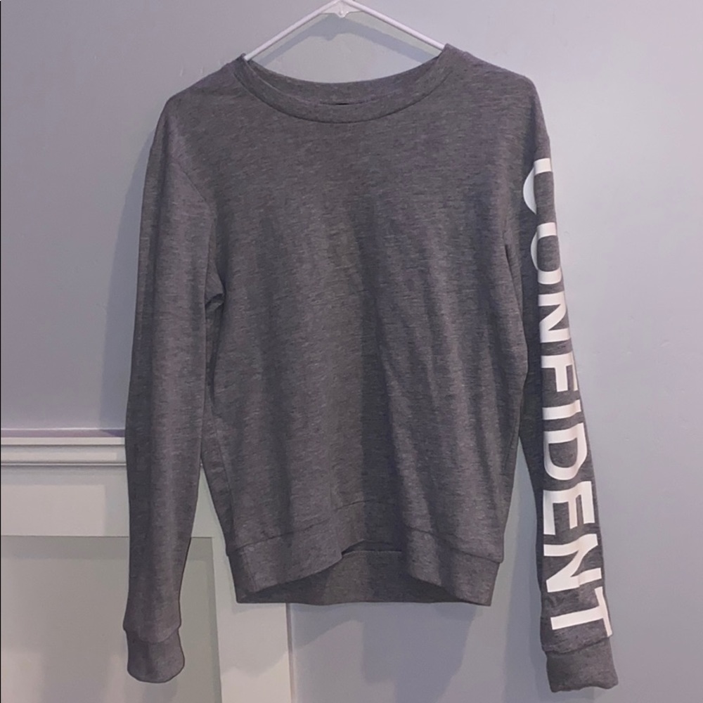 H&M grey long sleeve crewneck/top!